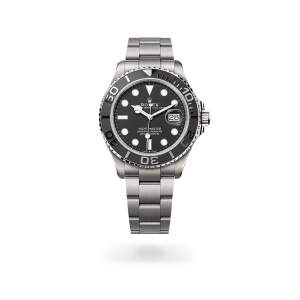 Rolex Yacht-Master 42 in RLX titanium with an intense black dial, matt black Cerachrom insert in ceramic bezel, and Oyster bracelet - Crisson