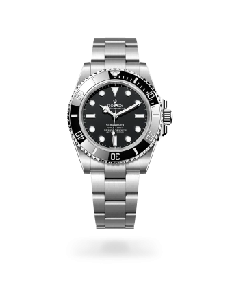 Rolex Submariner in Oystersteel with a black dial, black ceramic and platinum bezel, and Oyster bracelet - Crisson