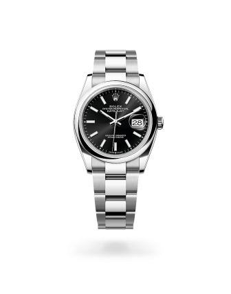 Rolex Datejust 36 in Oystersteel, black dial and Oyster bracelet, m126200-0004 - Crisson