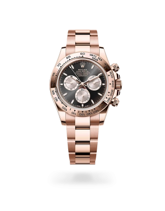 Rolex Cosmograph Daytona in Everose gold with Sundust and bright black dial, fixed bezel, and Oyster bracelet - Crisson