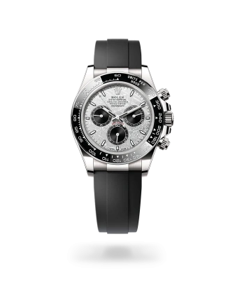 Rolex Cosmograph Daytona in white gold with Meteorite and black dial, and Oysterflex bracelet, m126519ln-0007 - Crisson