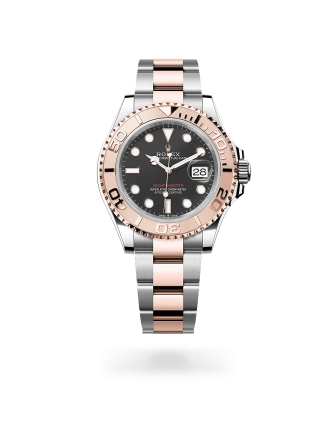 Rolex Yacht-Master 40 in Oystersteel and Everose gold with an intense black dial, Everose gold bezel, and Oyster bracelet - Crisson