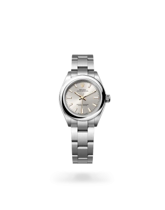 Rolex Oyster Perpetual 28 in Oystersteel with a silver dial, domed  bezel, and Oyster bracelet -  Crisson