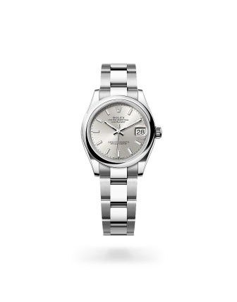 Rolex Datejust 31 in Oystersteel with a Silver dial, domed bezel, and Oyster bracelet - Crisson