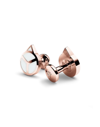 Rolex ‘Hand’ cufflinks in Everose gold, A1025 at Crisson