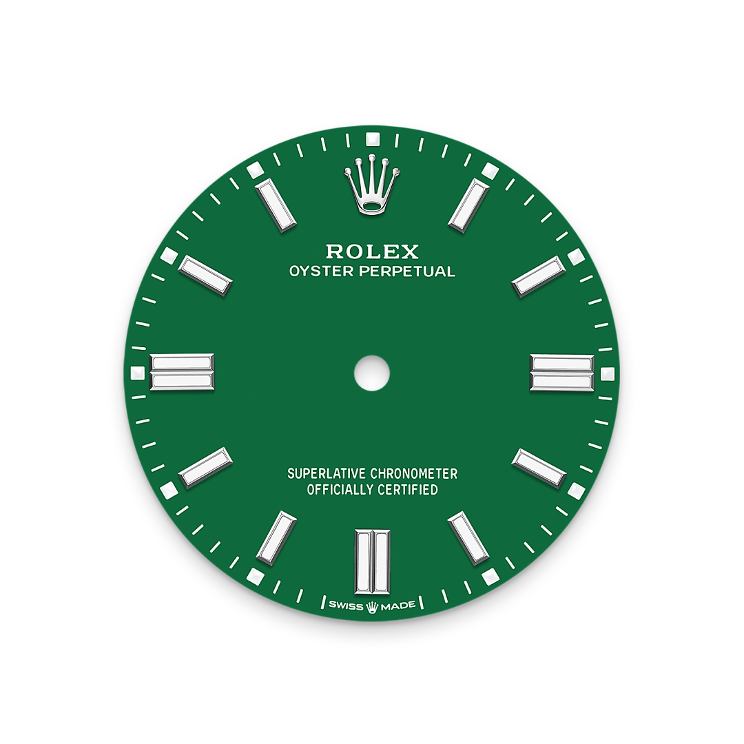 Rolex Oyster Perpetual 36 in Oystersteel with a Green dial, domed  bezel, and Oyster bracelet, m126000-0005 - Crisson