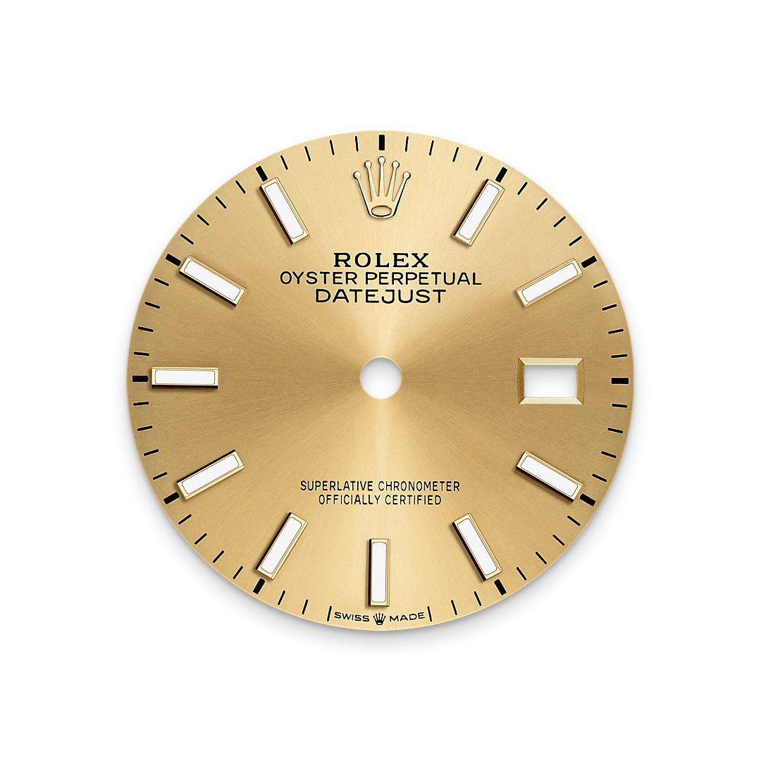 Rolex Datejust 36 in Oystersteel and yellow gold with Champagne-colour dial, and Jubilee bracelet - Crisson