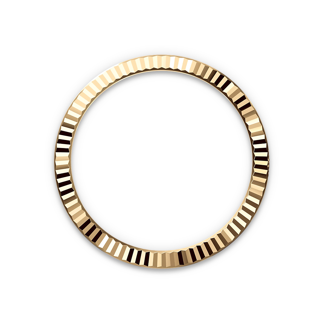 Rolex Datejust 41 in Oystersteel and yellow gold with a Bright black dial set with diamonds, fluted bezel, and Oyster bracelet, m126333-0006 - Crisson