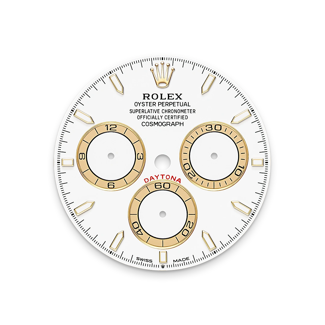 Rolex Cosmograph Daytona in Oystersteel and yellow gold with a white dial and Oyster bracelet, m126503-0001 - Crisson