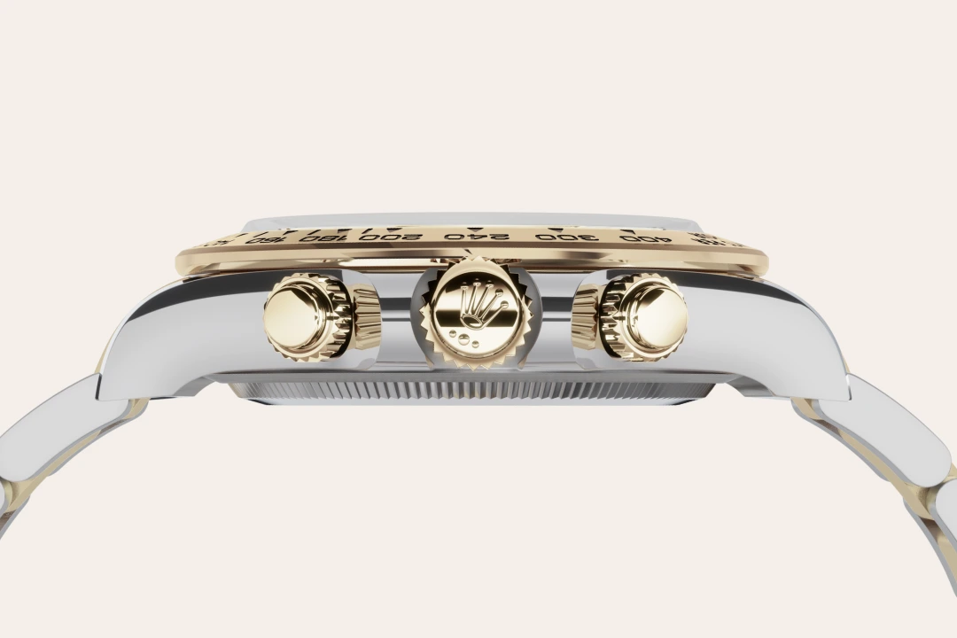 Rolex Cosmograph Daytona in Oystersteel and yellow gold with a white dial and Oyster bracelet, m126503-0001 - Crisson