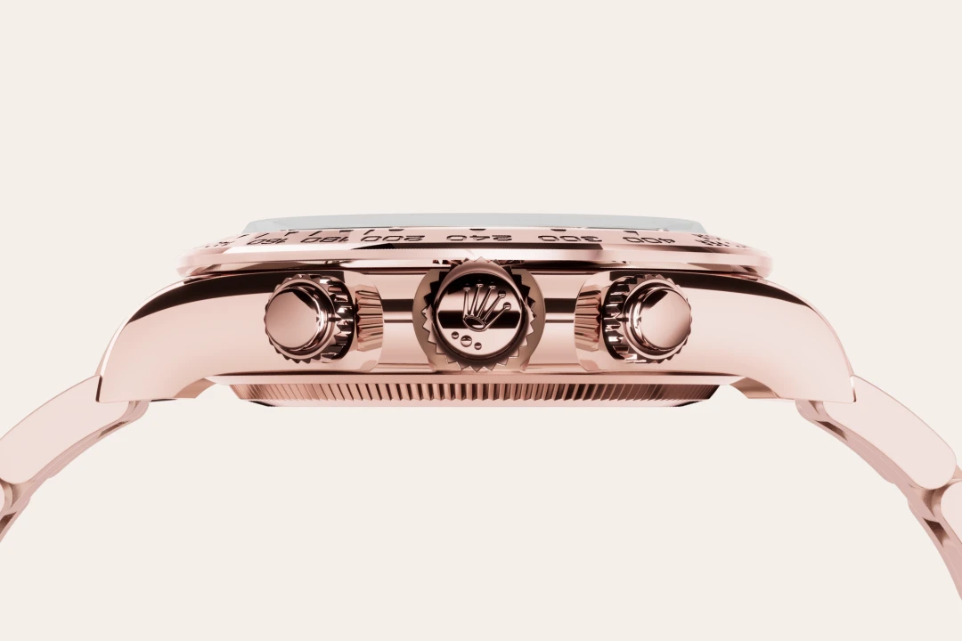 Rolex Cosmograph Daytona in Everose gold with Bright chocolate and black dial, and Oyster bracelet, m126505-0005 - Crisson