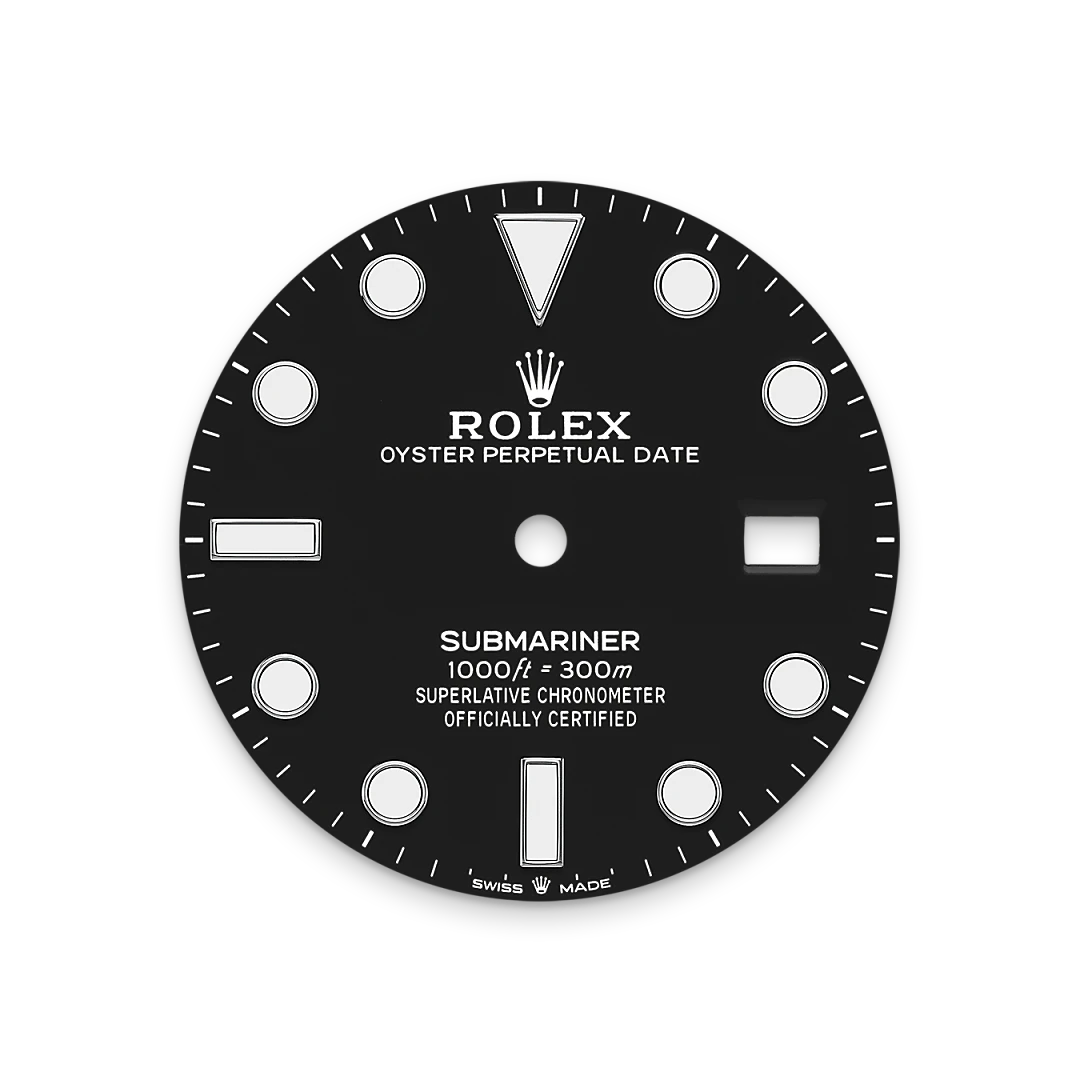 Rolex Submariner Date in Oystersteel with a black dial, green ceramic and platinum bezel, and Oyster bracelet, m126610lv-0002 - Crisson