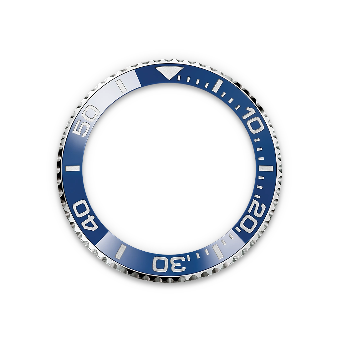 Rolex Yacht-Master II in Oystersteel with a White dial, blue Cerachrom insert in ceramic bezel, and Oyster bracelet, m126680-0001 - Crisson