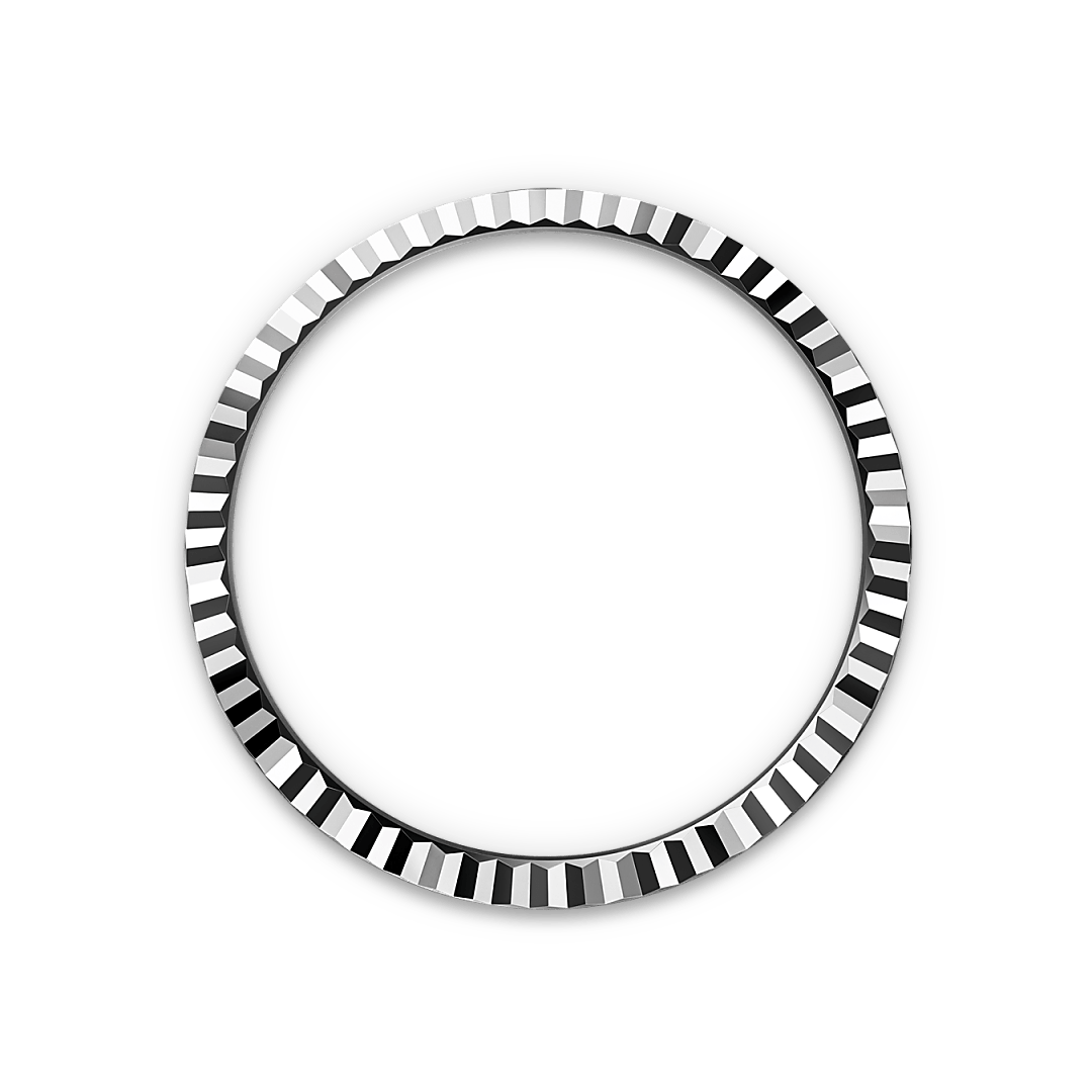 Rolex Land-Dweller 40 in Oystersteel and white gold with an Intense white dial, fluted bezel, and flat Jubilee bracelet, m127334-0001 - Crisson