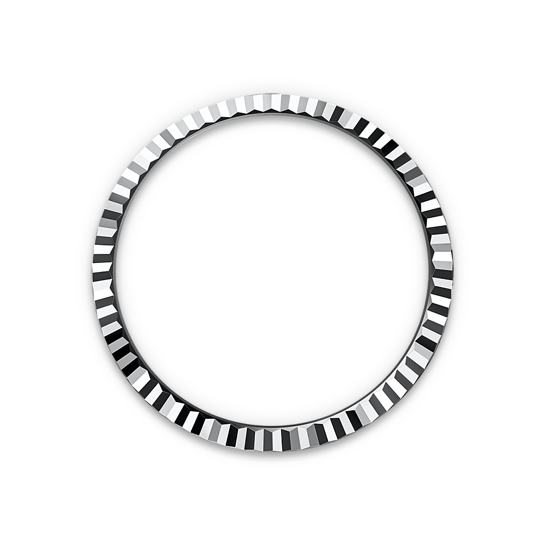 Rolex Land-Dweller 40 in Platinum with an Ice blue dial, fluted bezel, and flat Jubilee bracelet, m127336-0001 - Crisson