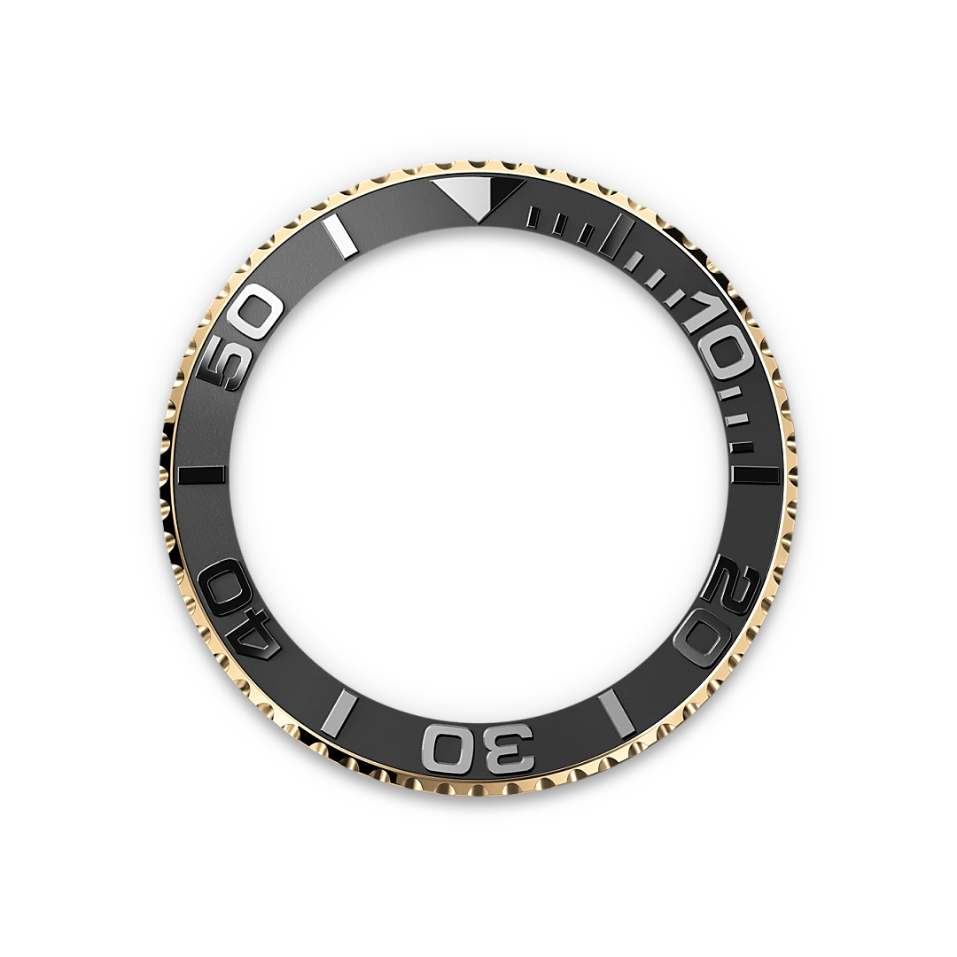 Rolex Yacht-Master 42 in yellow gold with a black dial, matt black Cerachrom insert in ceramic bezel, and Oysterflex bracelet, m226658-0001 - Crisson Rolex Yacht-Master 42 in yellow gold with a black dial, matt black Cerachrom insert in ceramic bezel, and Oysterflex bracelet, m226658-0001 - Crisson