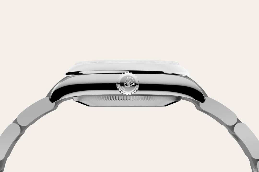Rolex Oyster Perpetual 31 in Oystersteel with a Lavender dial, domed bezel, and Oyster bracelet, m277200-0014 - Crisson Rolex Oyster Perpetual 31 in Oystersteel with a Lavender dial, domed bezel, and Oyster bracelet, m277200-0014 - Crisson