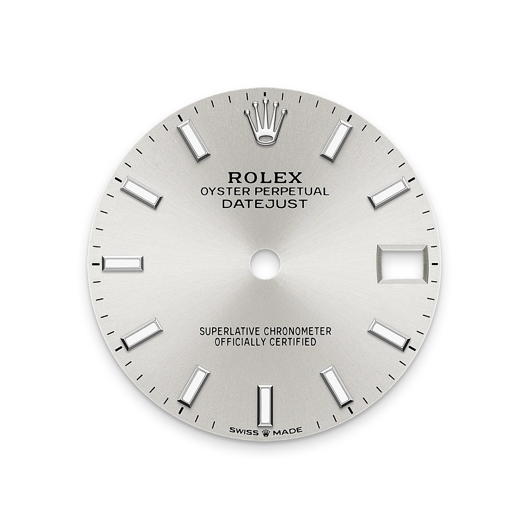 Rolex Datejust 31 in Oystersteel with a Silver dial, domed bezel, and Oyster bracelet - Crisson