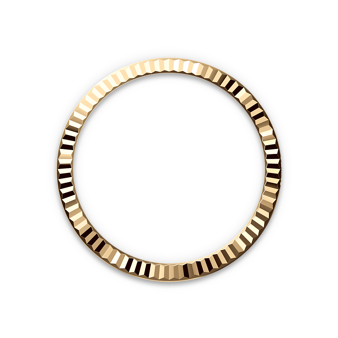 Rolex Datejust 31 in Oystersteel and yellow gold with a silver dial with diamonds, fluted bezel, and Oyster bracelet, m278273-0019 - Crisson