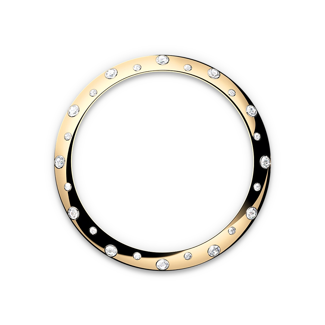 Rolex Datejust 31 in Oystersteel, yellow gold and diamonds with an Olive green Domed, set with diamonds dial, and Oyster bracelet, m278343rbr-0015 - Crisson Rolex Datejust 31 in Oystersteel, yellow gold and diamonds with an Olive green Domed, set with diamonds dial, and Oyster bracelet, m278343rbr-0015 - Crisson