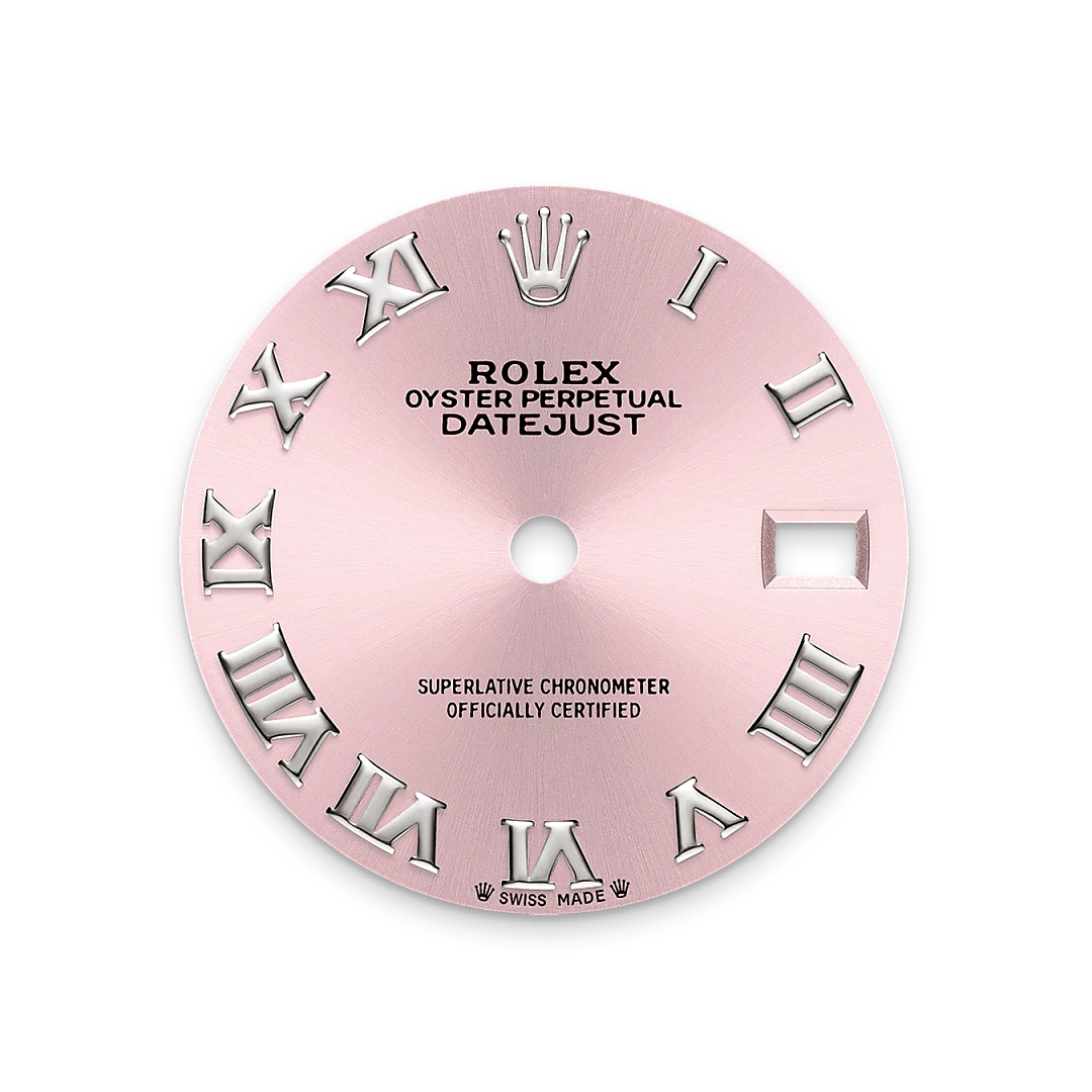 Rolex Lady-Datejust 28 in Oystersteel with a Pink dial, Domed bezel, and Jubilee bracelet, m279160-0013 - Crisson Rolex Lady-Datejust 28 in Oystersteel with a Pink dial, Domed bezel, and Jubilee bracelet, m279160-0013 - Crisson