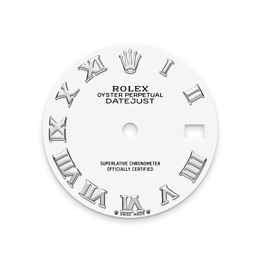 Rolex Lady-Datejust 28 in Oystersteel and Everose gold with a white dial, fluted bezel, and Oyster bracelet, m279174-0020 - Crisson