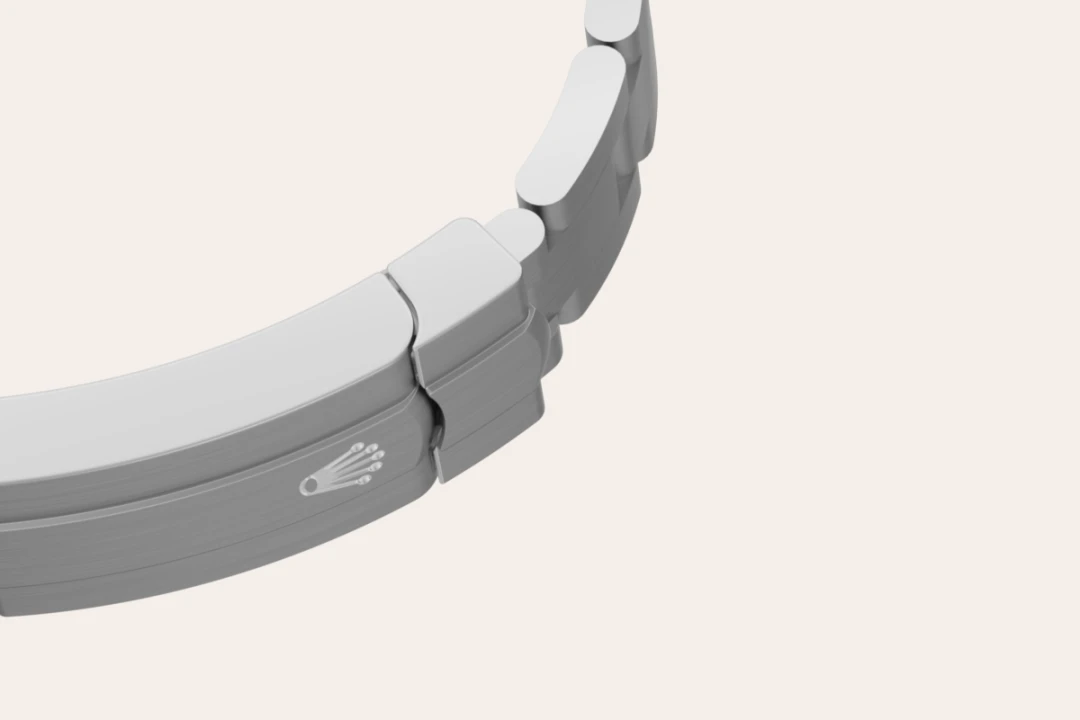 Rolex Oyster Perpetual 34 in Oystersteel with a beige dial, domed  bezel, and Oyster bracelet, m124200-0007 - Crisson