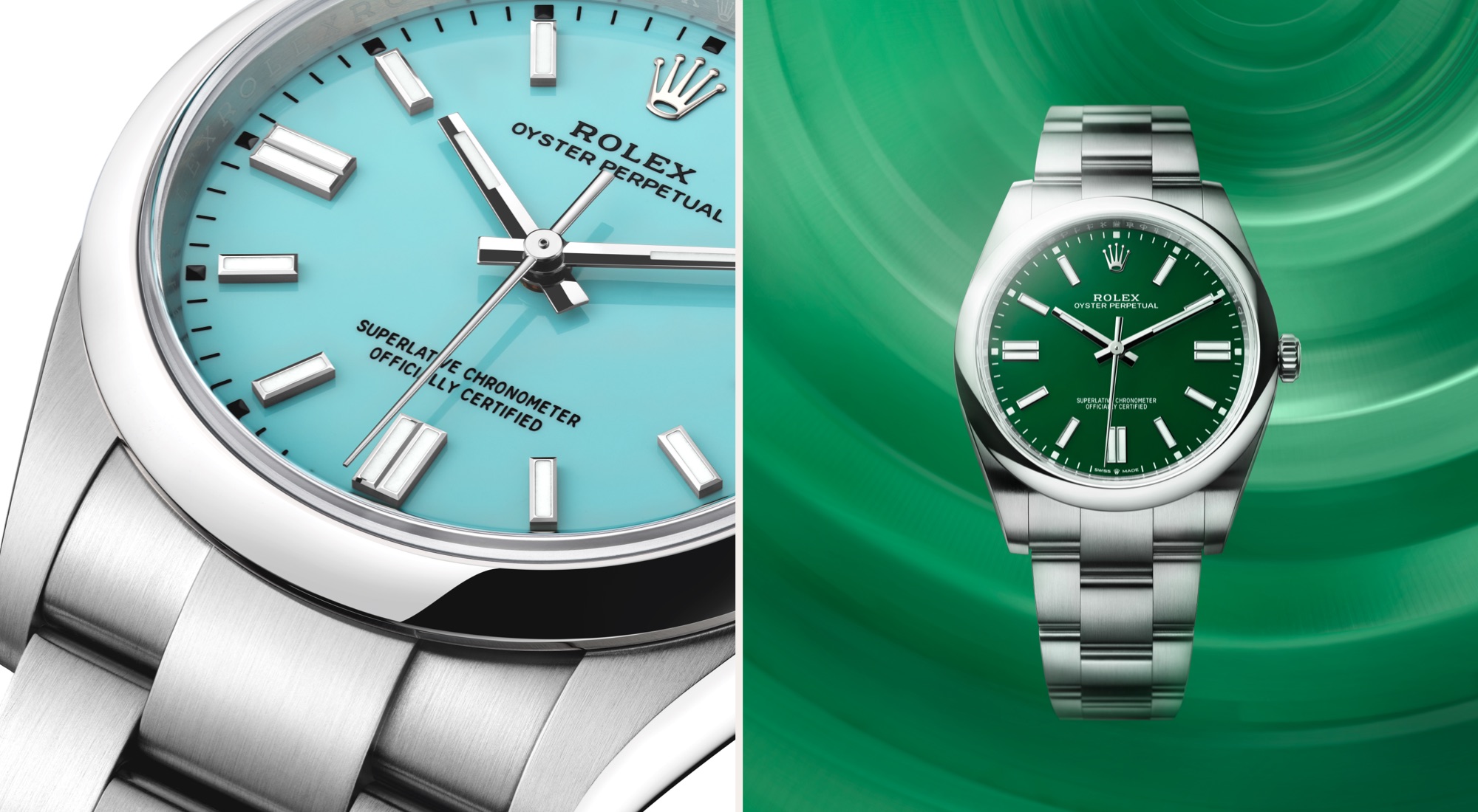 Rolex Oyster Perpetual watches at Crisson, Bermuda